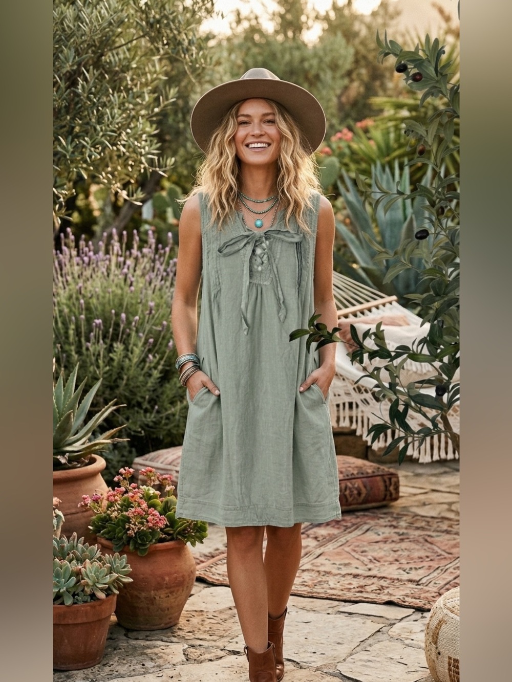 Artisan NY over sized dress with pockets size small but fits like Large